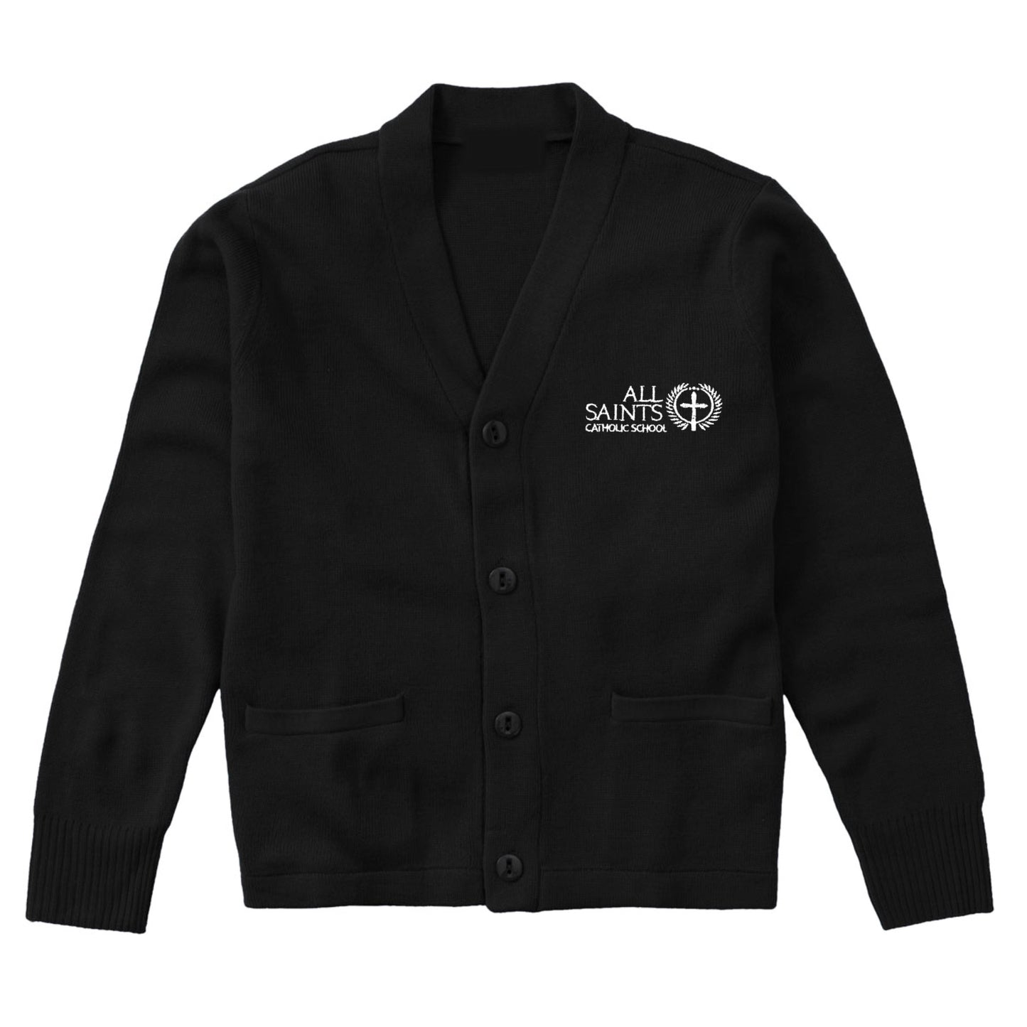 All Saints School - Spokane Cardigan - Black - Unisex