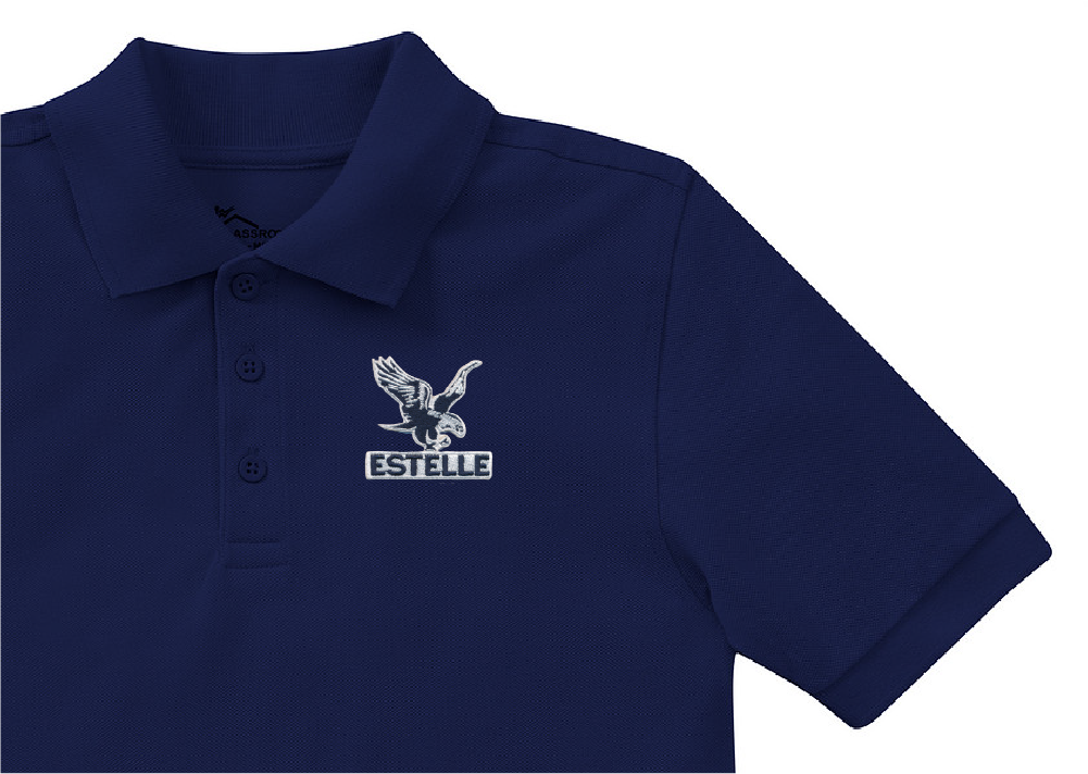 Estelle Polo - Navy - 1st-5th Grade