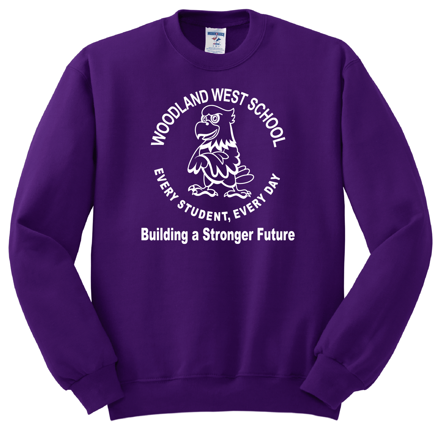 Woodland West Full Chest Crew Sweatshirt - Purple