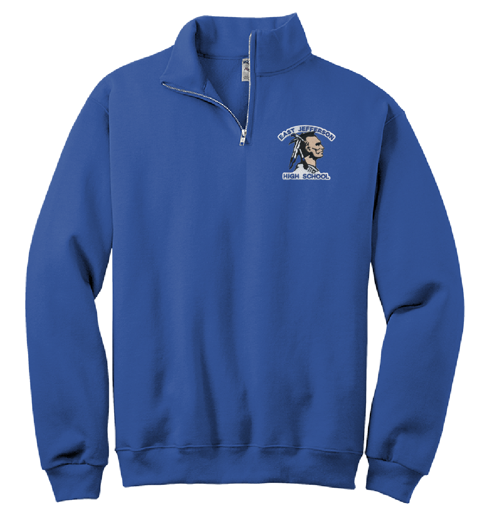 East Jeff 1/4 Zip Sweatshirt - Royal