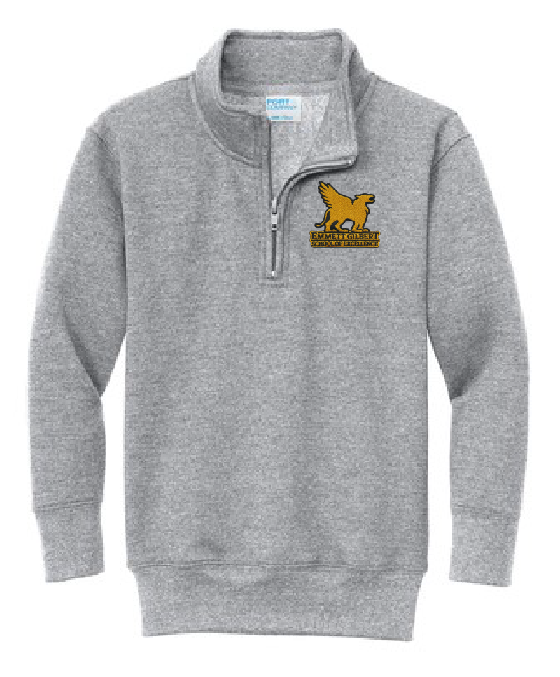 Emmett Gilbert 1/4 Zip Sweatshirt - Grey