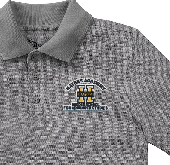 Haynes Grey Polo - Middle Grade