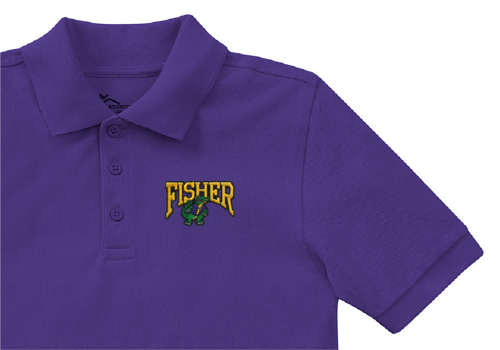 Fisher Polo - Purple - 7th-12th Grades