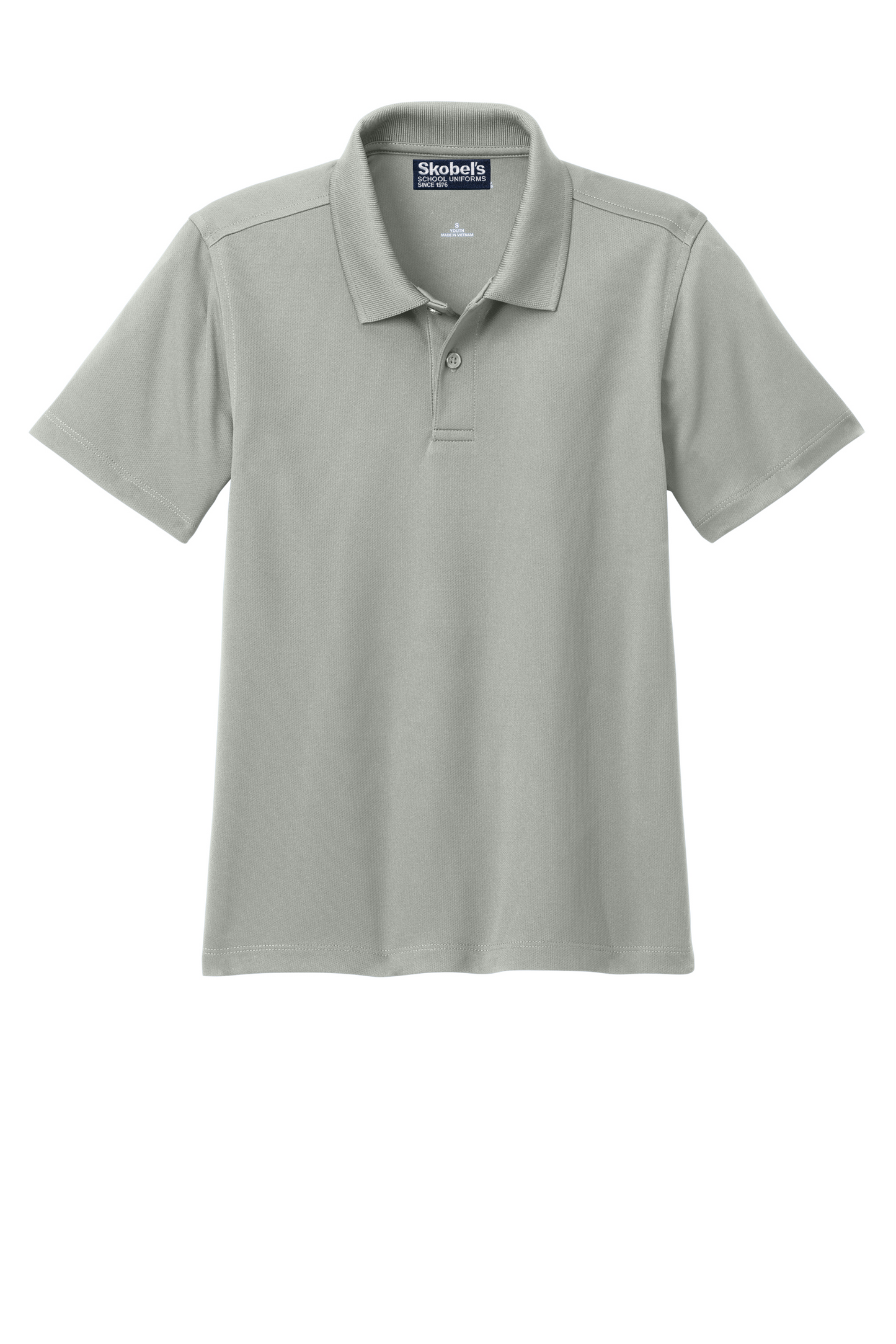 Plain Dryfit Polo - Grey