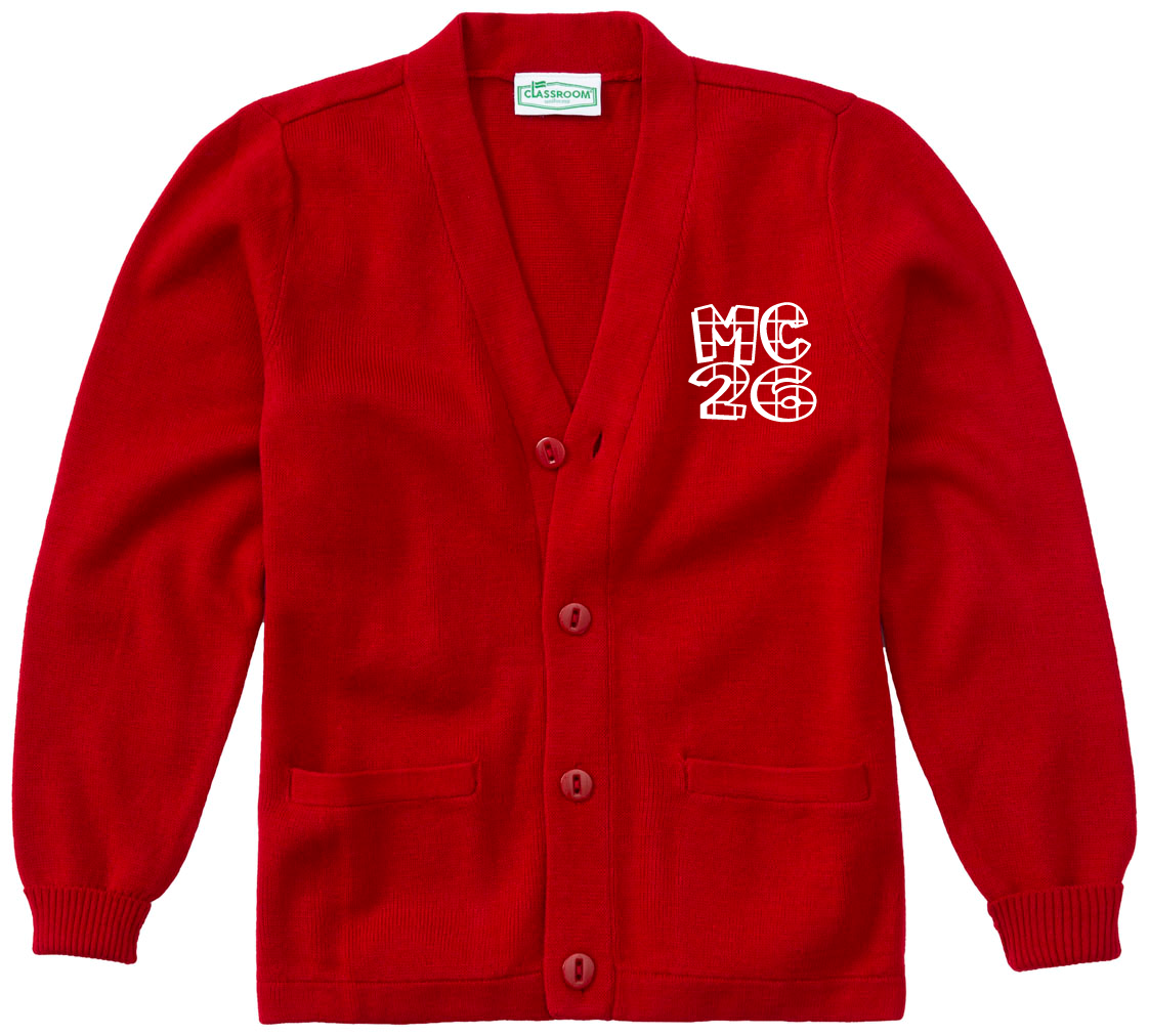 McDonogh 26 Cardigan - Red
