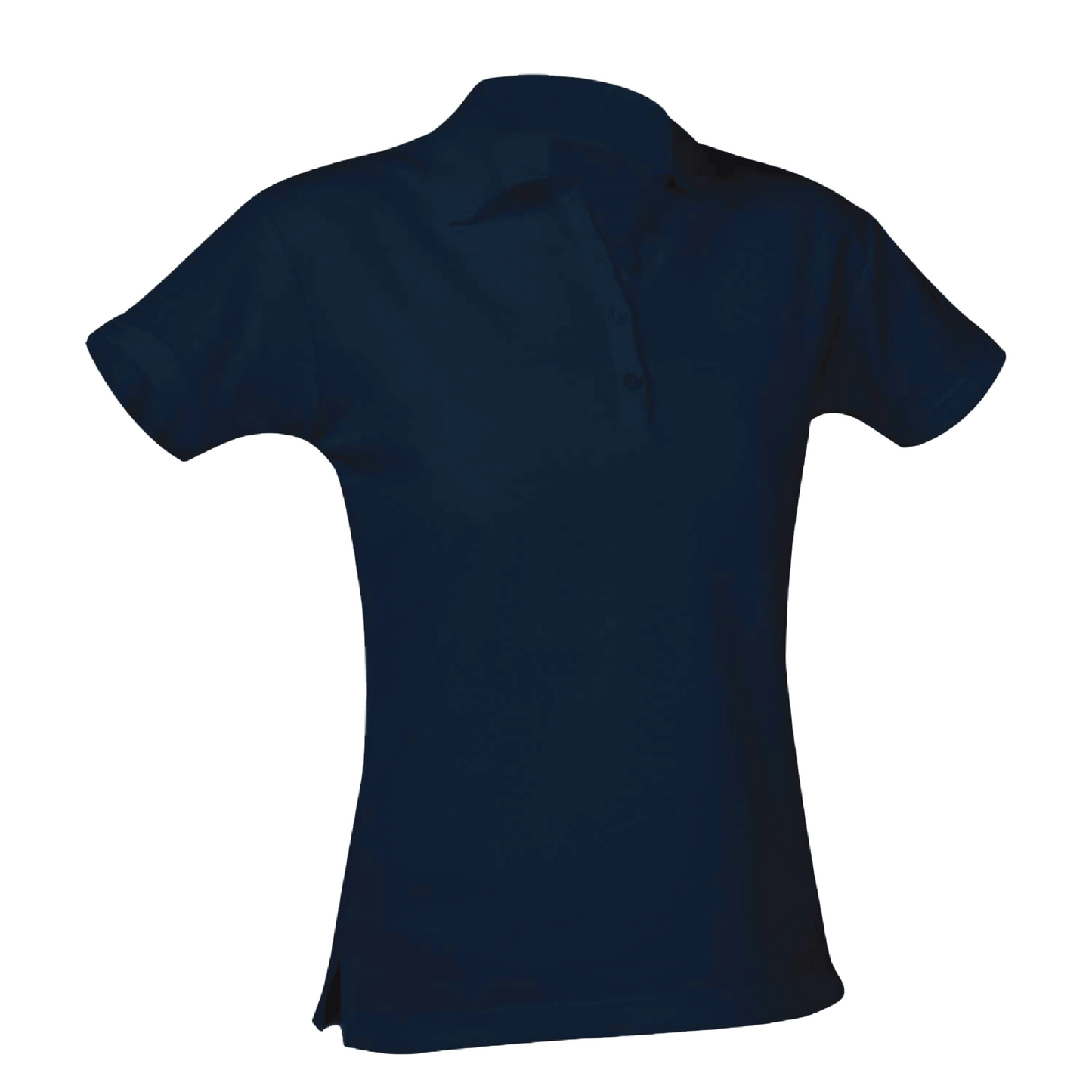 Carden Memorial School Feminine Fit Pique Polo with logo - Navy
