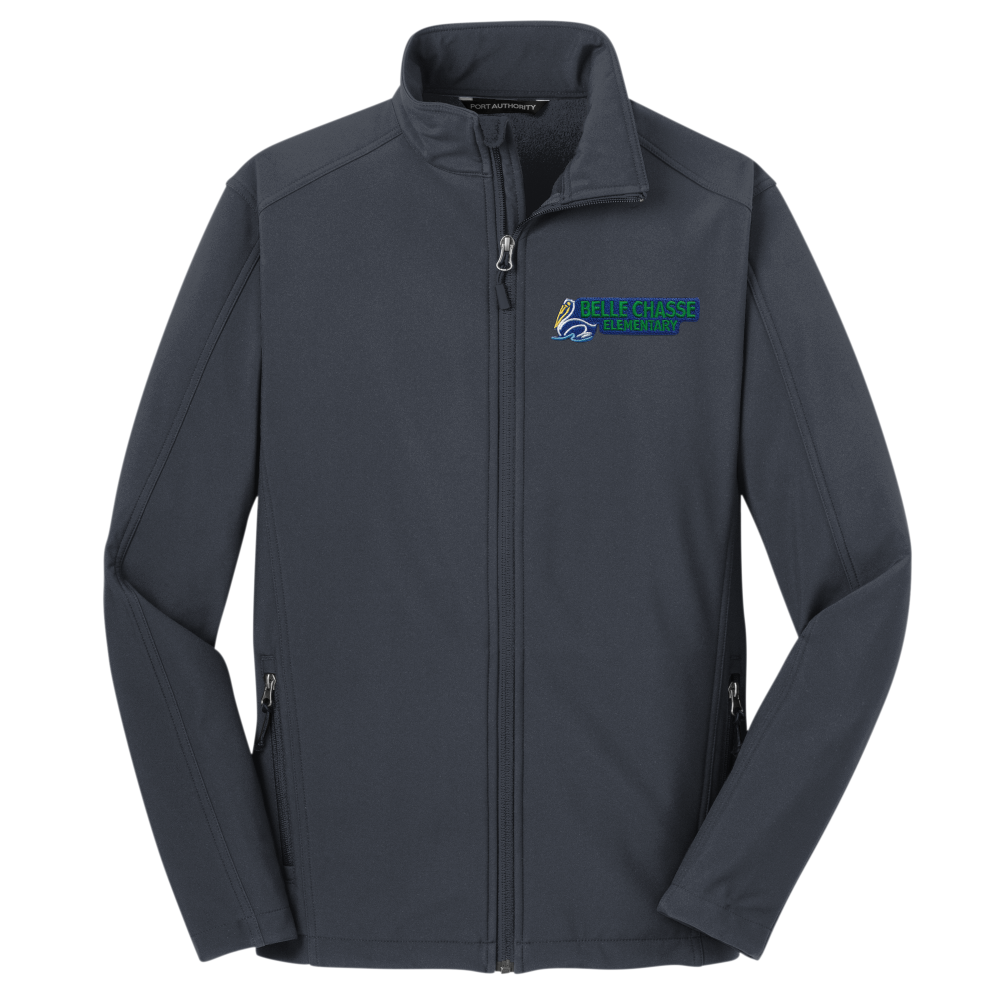 Belle Chasse Elementary Softshell Jacket - Grey