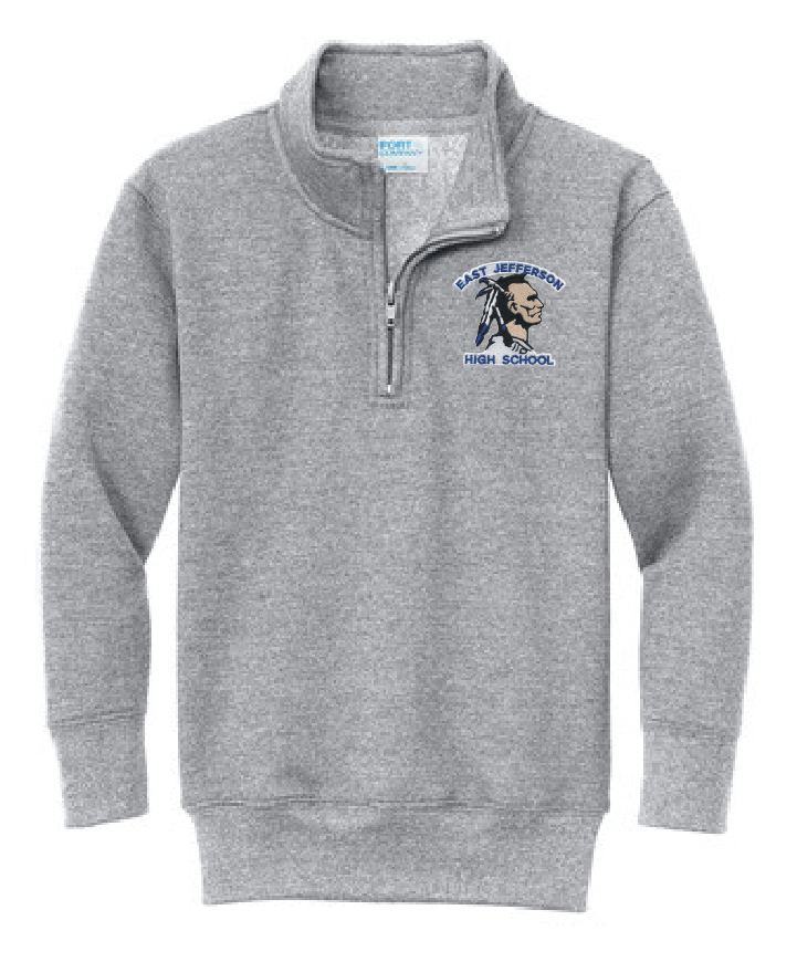 East Jeff 1/4 Zip Sweatshirt - Grey