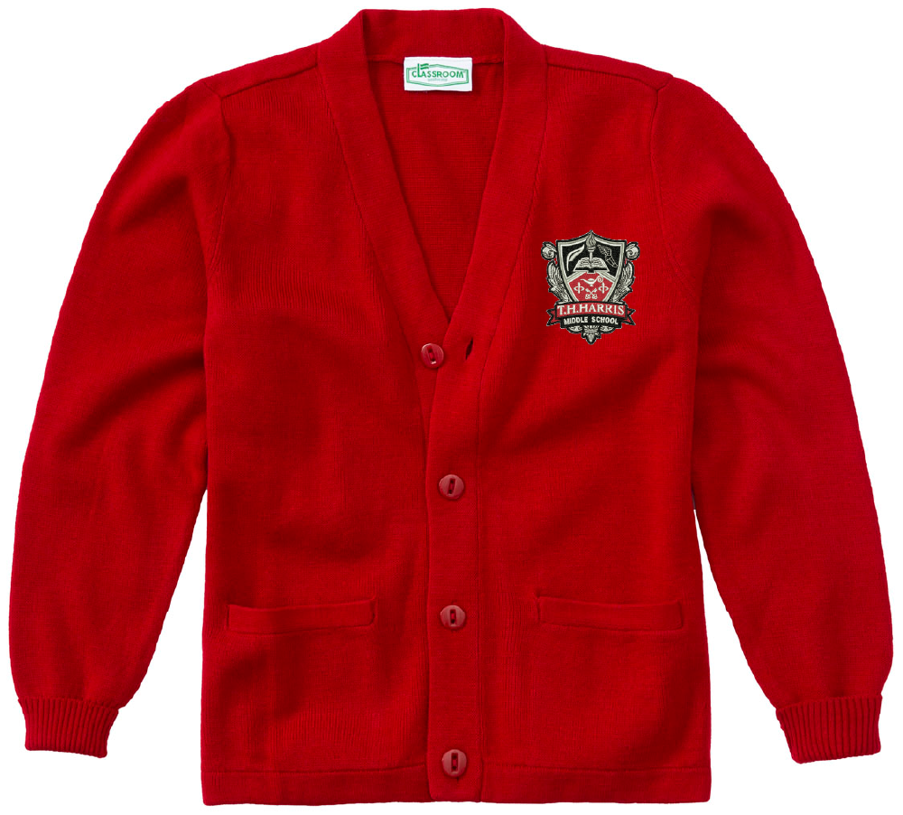 TH Harris Cardigan - Red