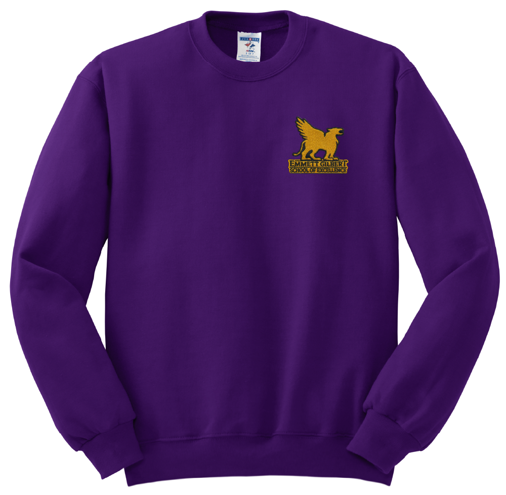 Emmett Gilbert Crew Sweatshirt - Purple