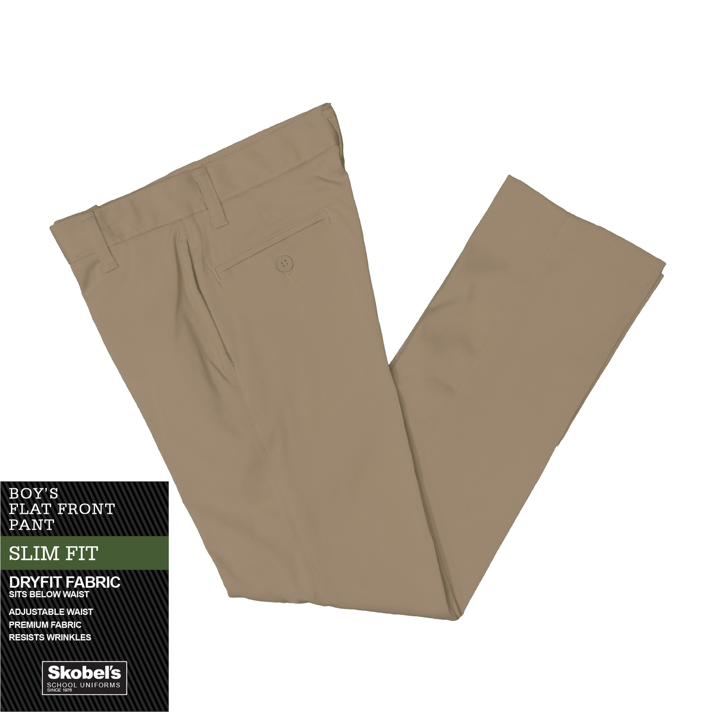 Dryfit Boys Pants - Khaki (For Field Trips Only)
