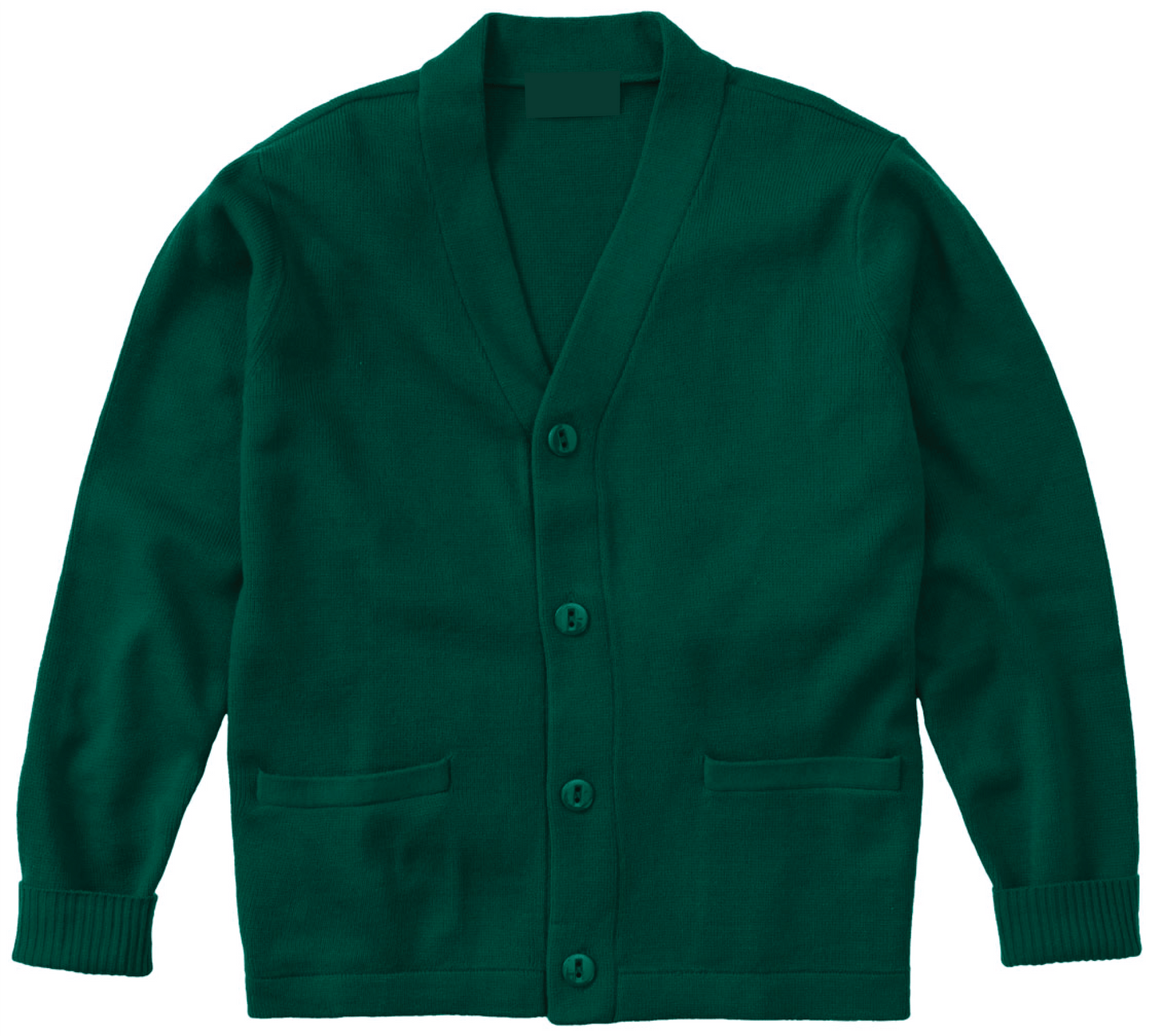 Glendale Adventist Academy Cardigan - Dark Green (With Logo)