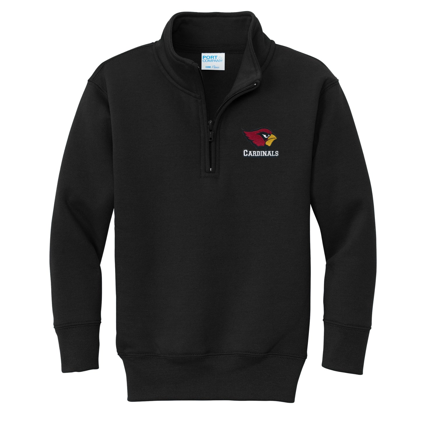 Belle Chasse High Cardinal 1/4 Zip Sweatshirt - Black