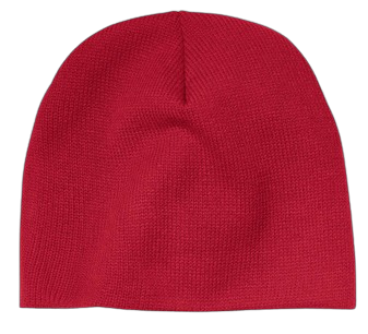 Plain Beanie - Red