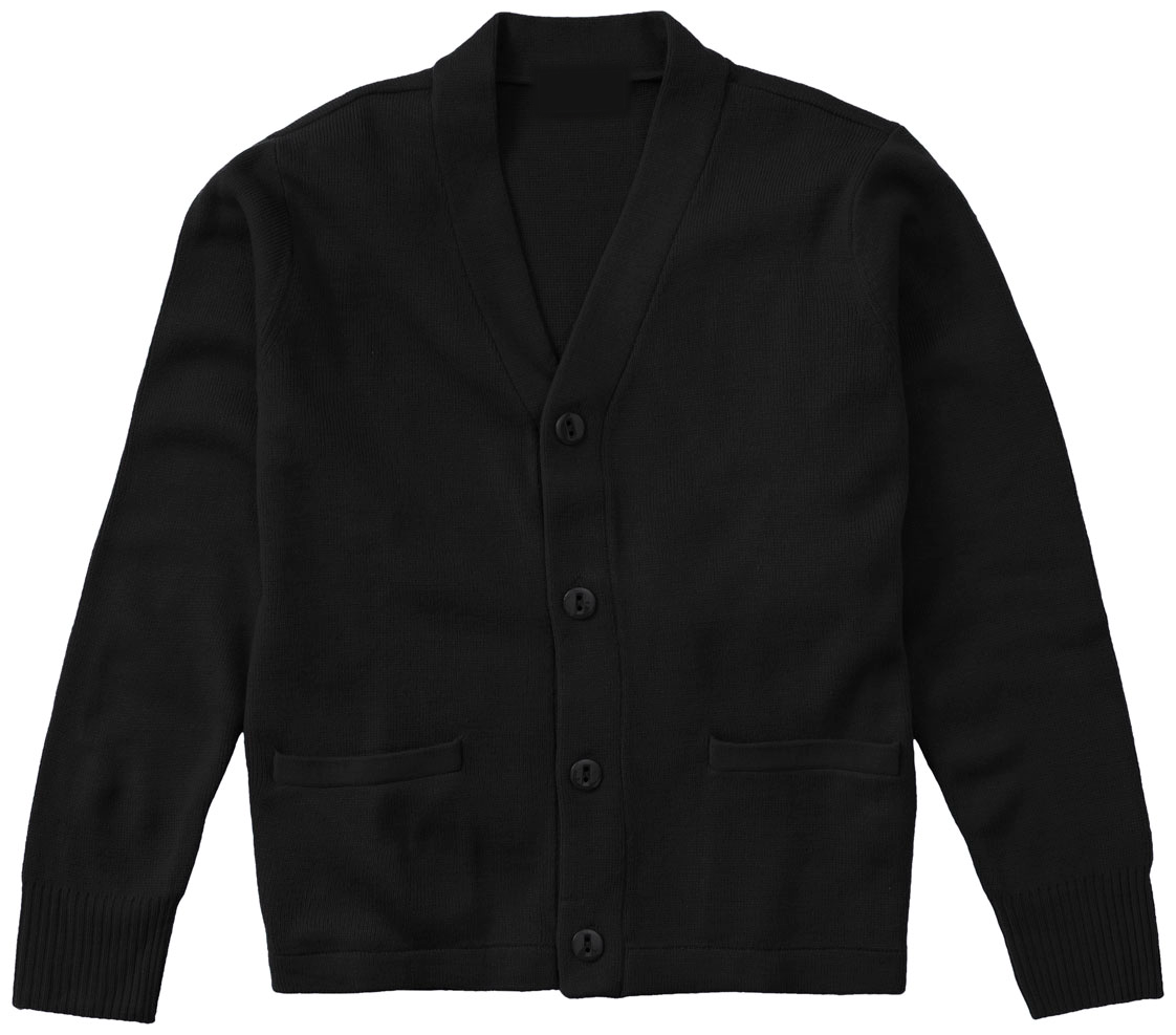 Glendale Adventist Academy Cardigan - Black (With Logo)