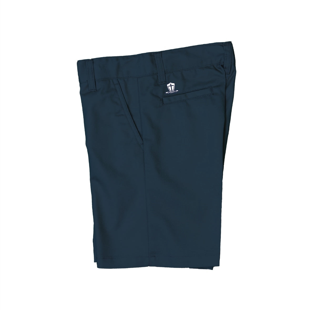 Dryfit Boys Shorts - Navy with Our Lady Of The Valley logo