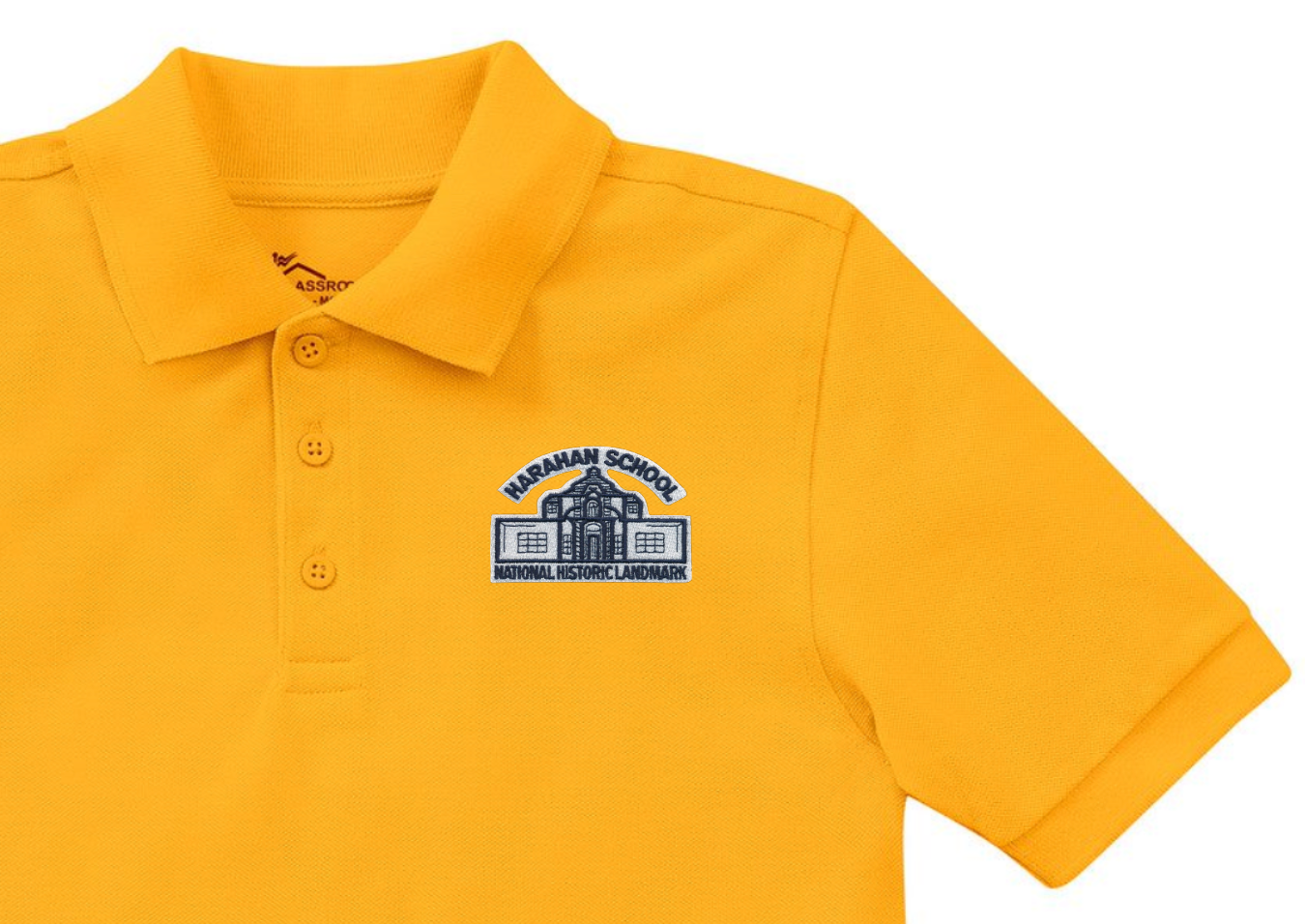 Harahan Elementary Polo - Gold