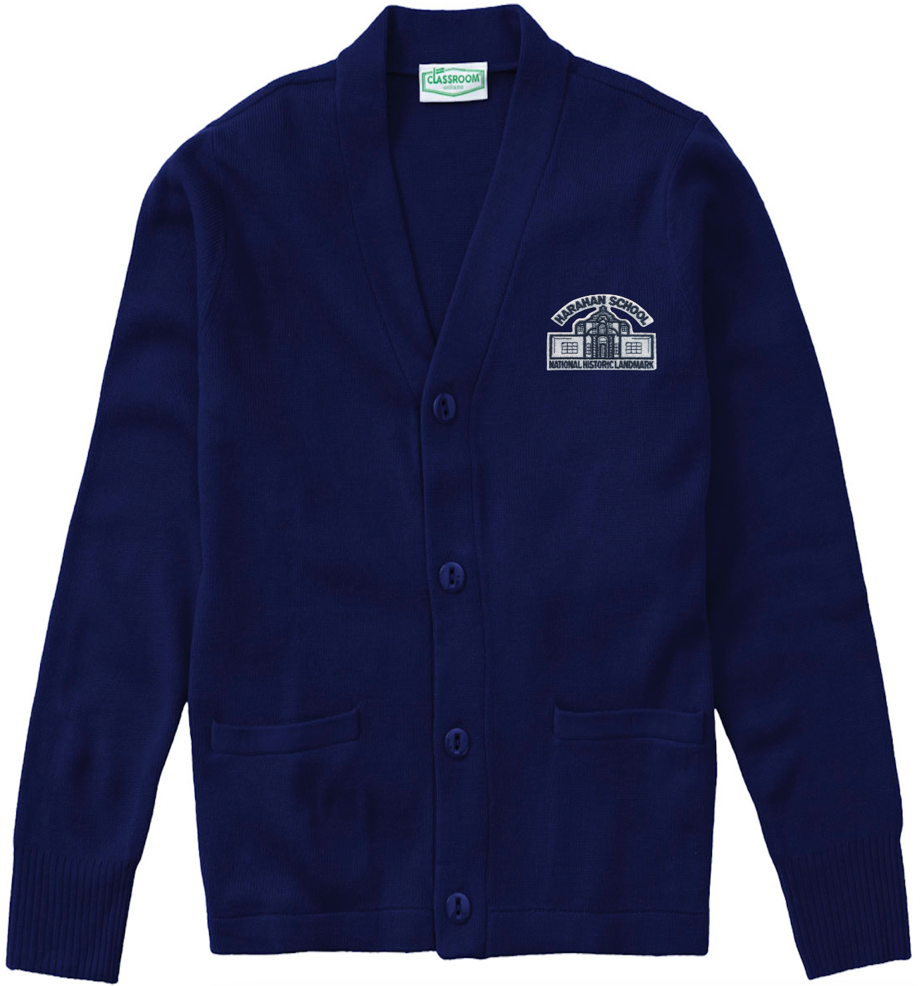 Harahan Elementary Cardigan - Navy