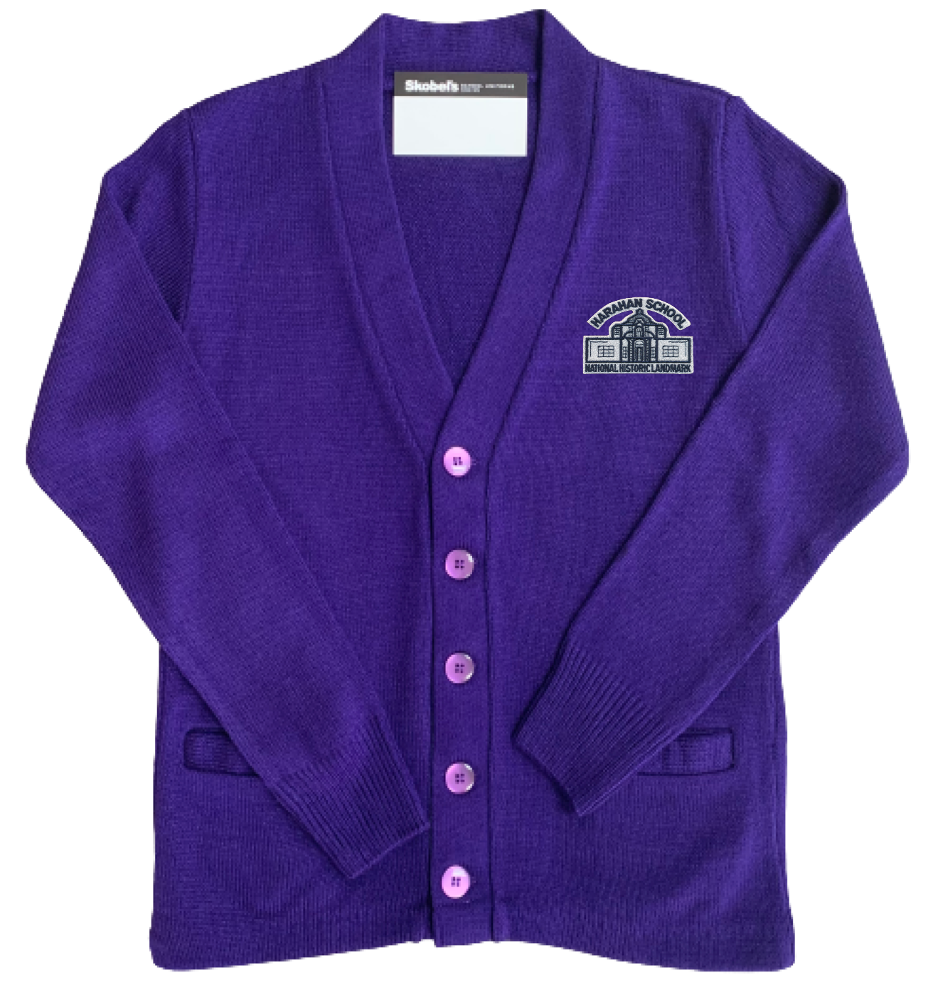 Harahan Elementary Cardigan - Purple