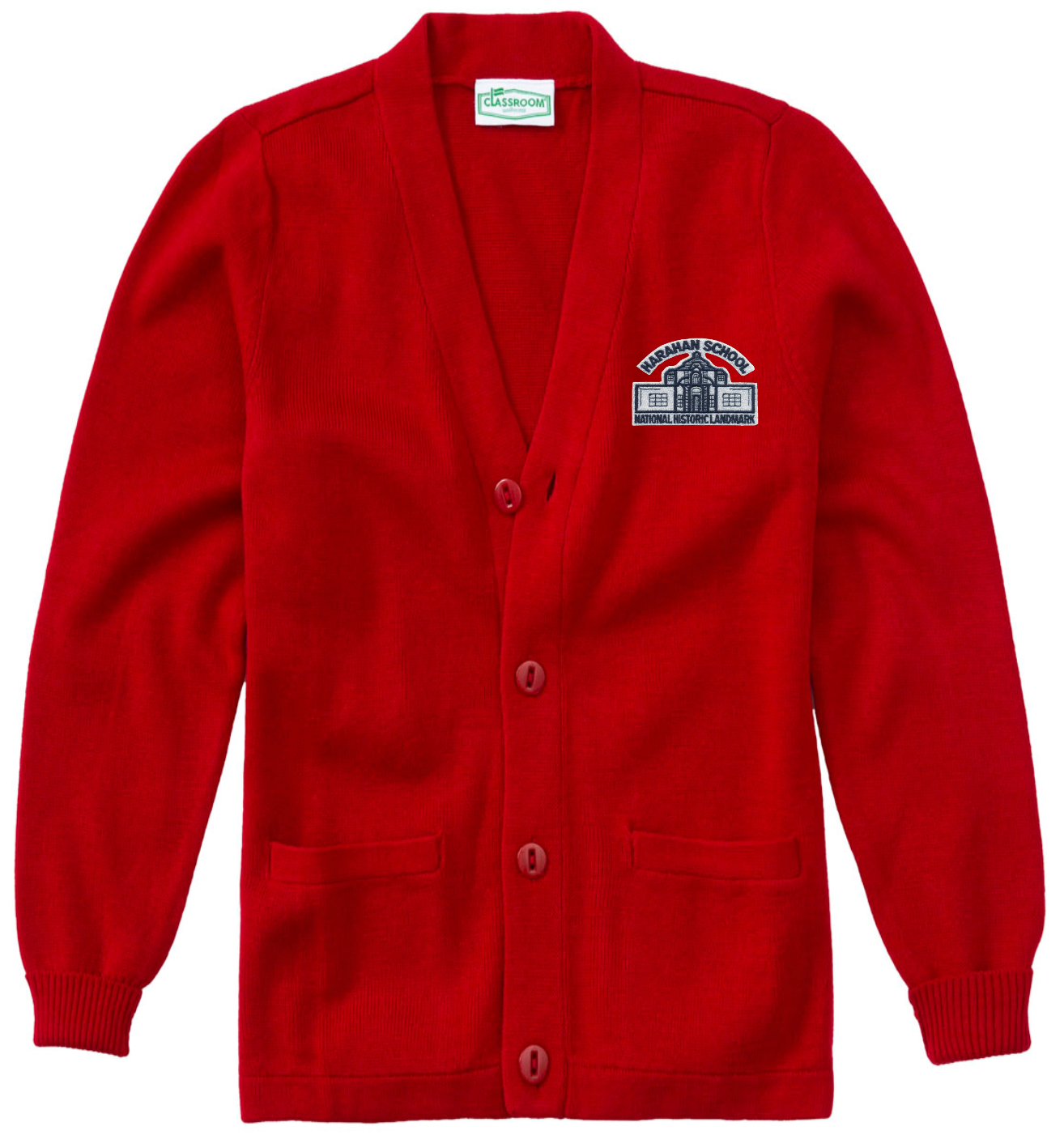 Harahan Elementary Cardigan - Red