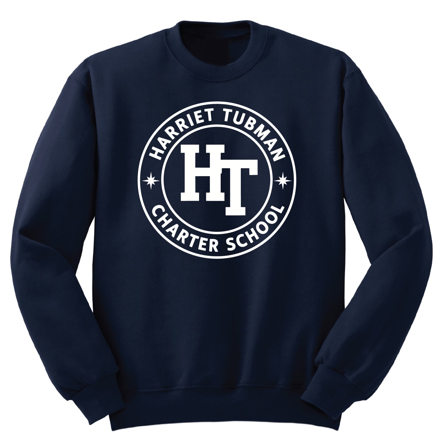 Harriet Tubman Charter School Crew Sweatshirt - Navy