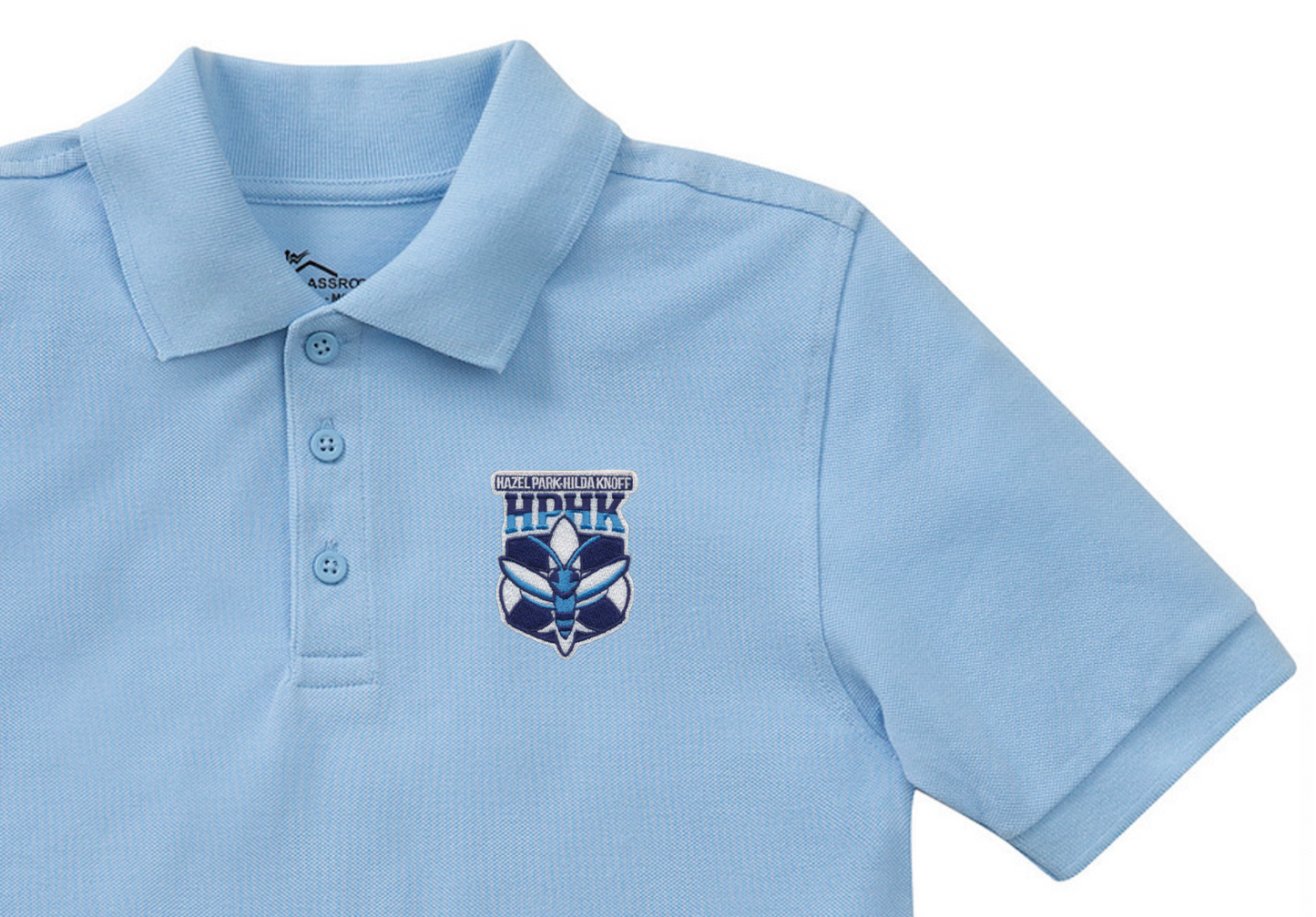 Hazel Park / Hilda Knoff Polo - Light Blue