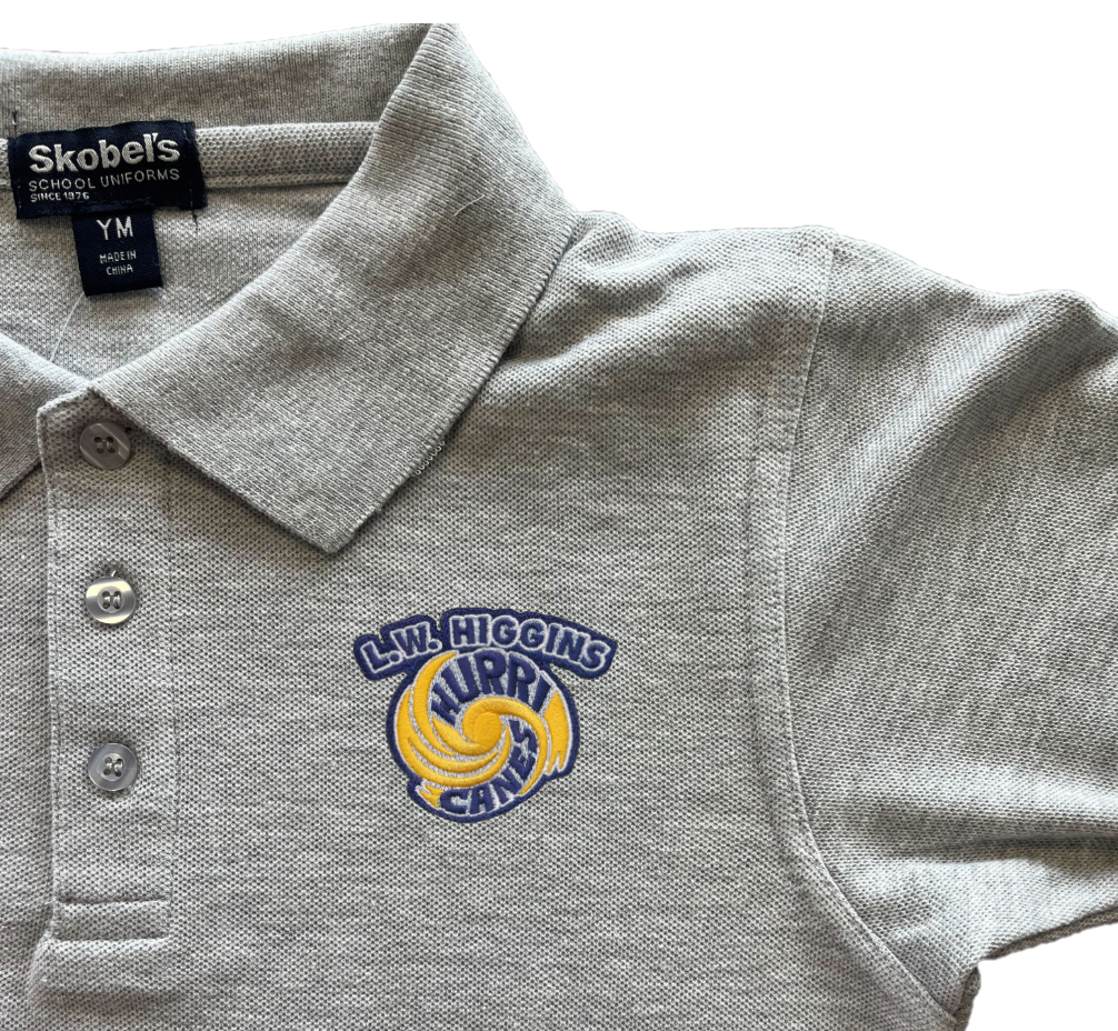 L.W. Higgins Grey Polo