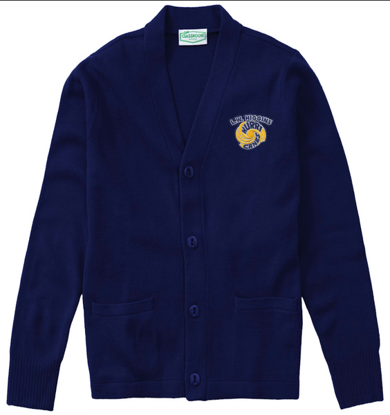 L.W. Higgins Cardigan - Navy - All Grades – Skobel's School Uniforms