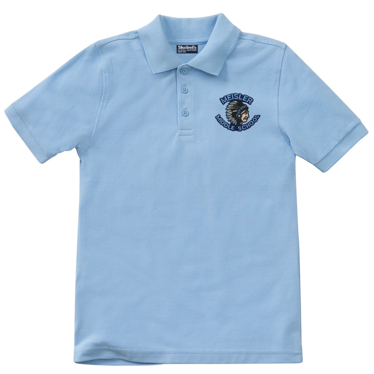 JD Meisler Middle Star Academy Polo - Light Blue - All Grades