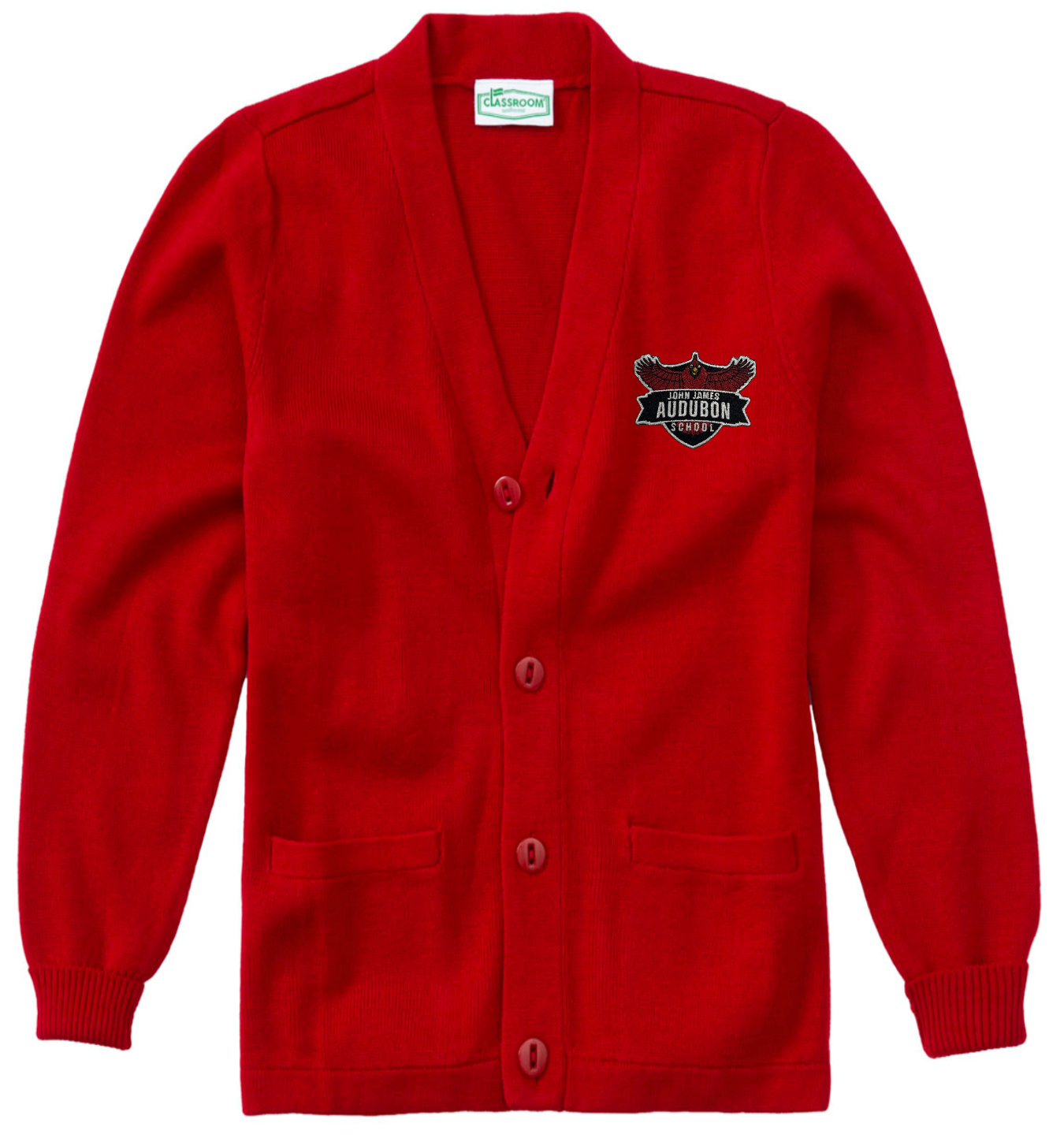 JJ Audubon Cardigan - Red