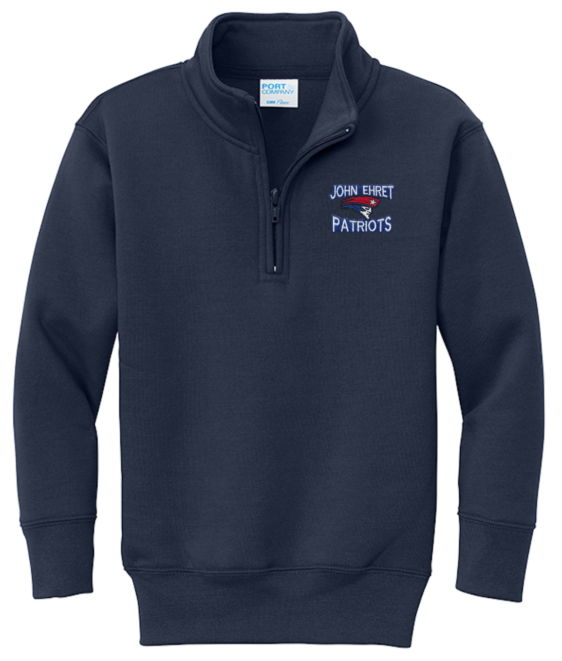 John Ehret 1/4 Zip Sweatshirt - Navy