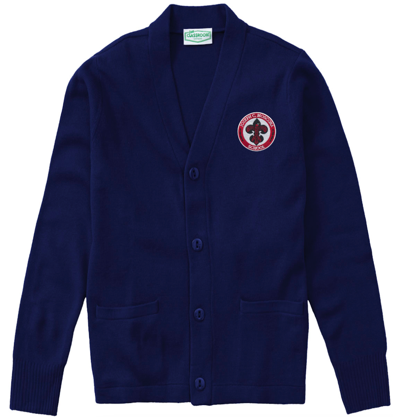 Joseph C. Moscona Cardigan - Navy
