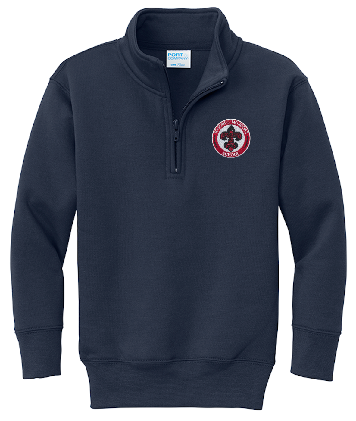 Joseph C. Moscona 1/4 Zip Sweatshirt - Navy