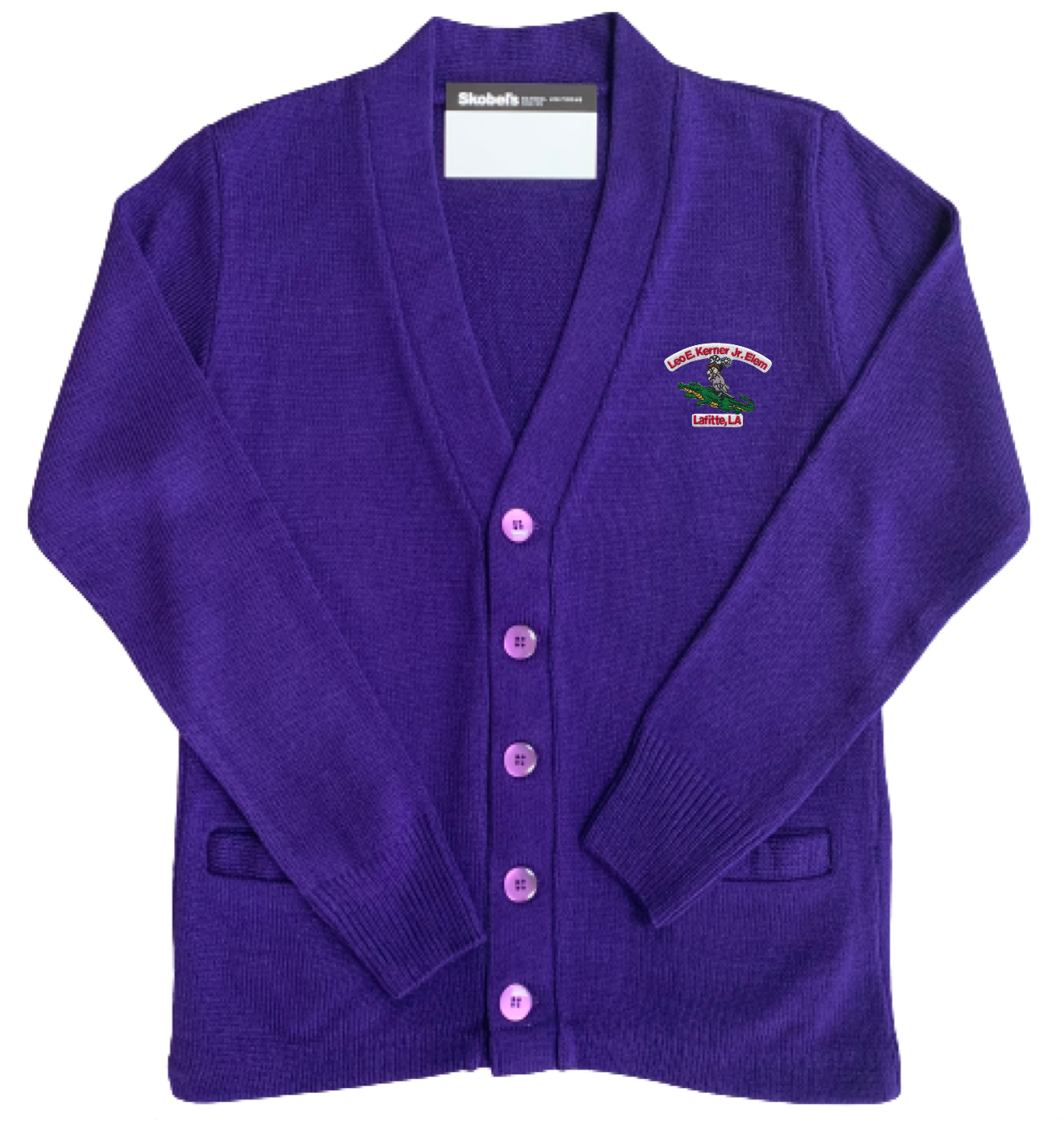Leo Kerner Cardigan - Purple - PreK-K