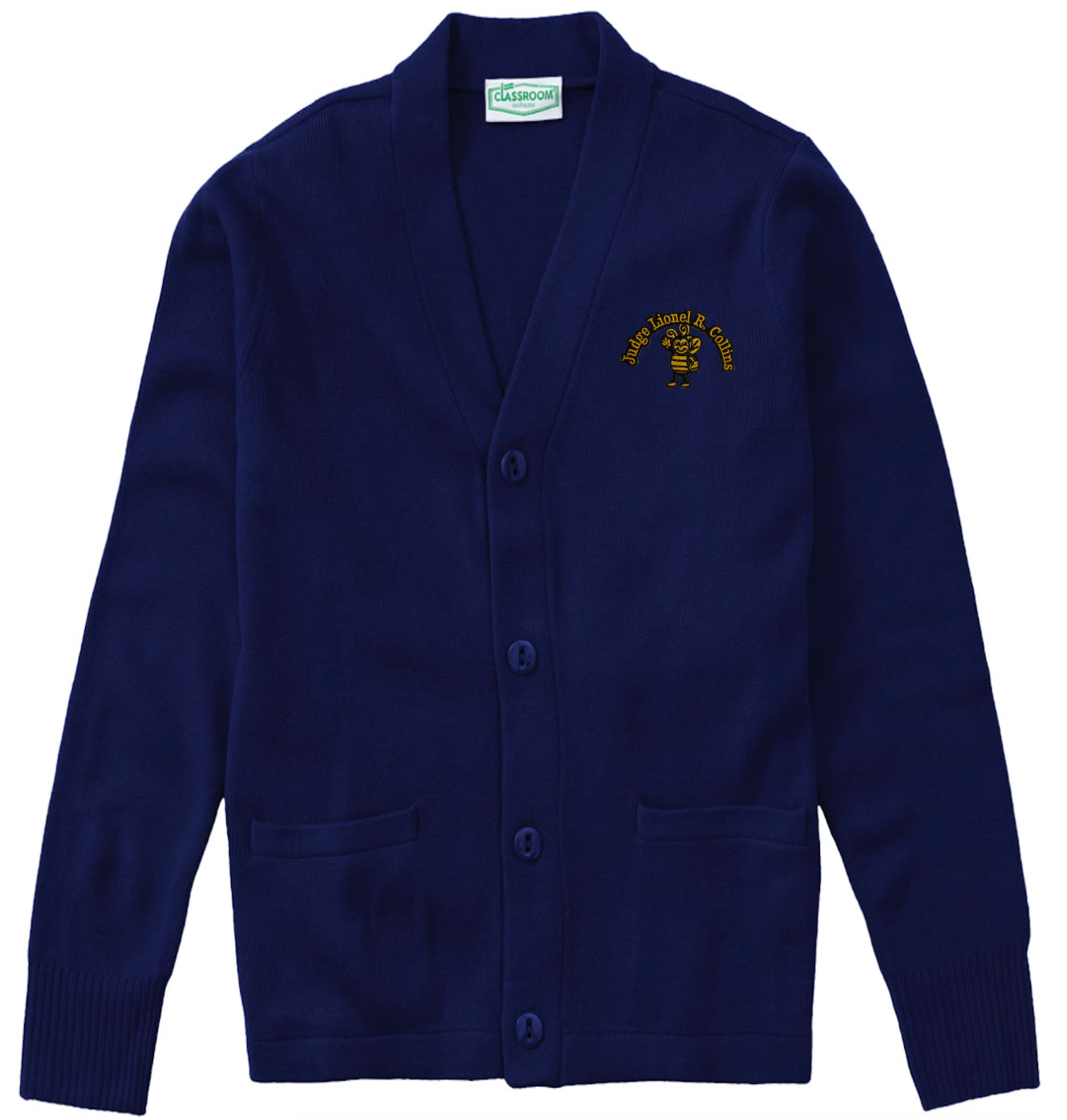 Lionel Collins Cardigan - Navy - All Grades