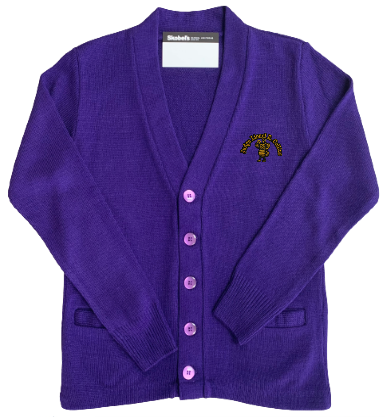 Lionel Collins Cardigan - Purple - PreK-K