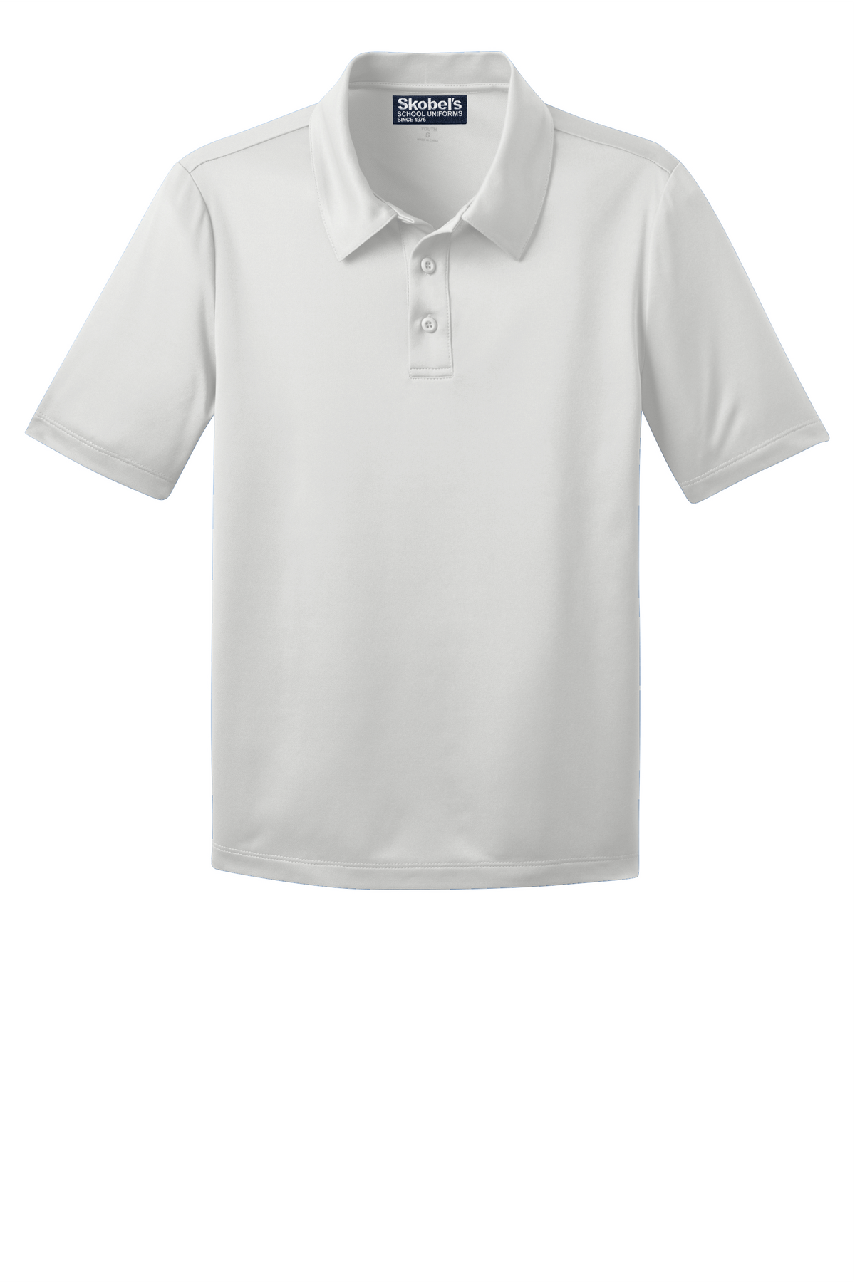 Glendale Adventist Academy Dryfit Polo - White (With Logo)