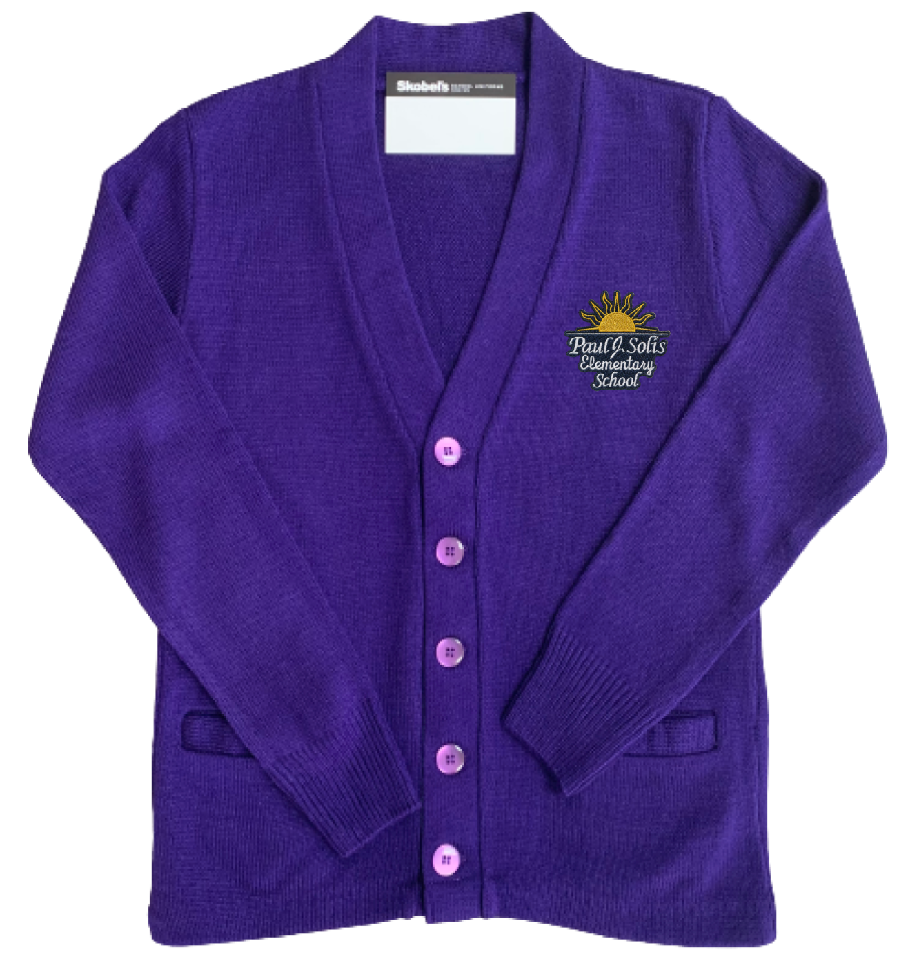 Paul Solis Cardigan - Purple - PreK-K