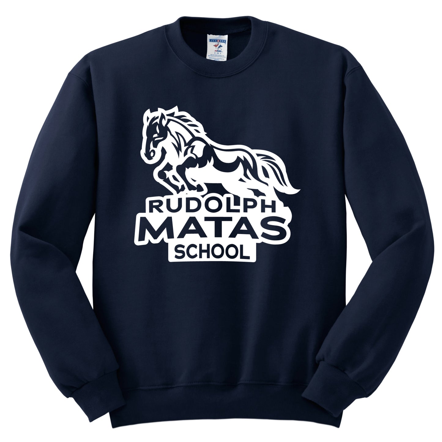 Rudolph Matas Crew Sweatshirt - Navy - All Grades