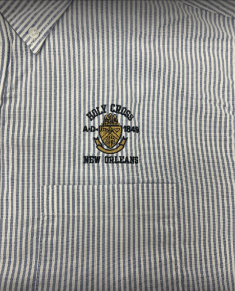 Holy Cross Skobels Oxford - Short Sleeve - with Name Embroidery