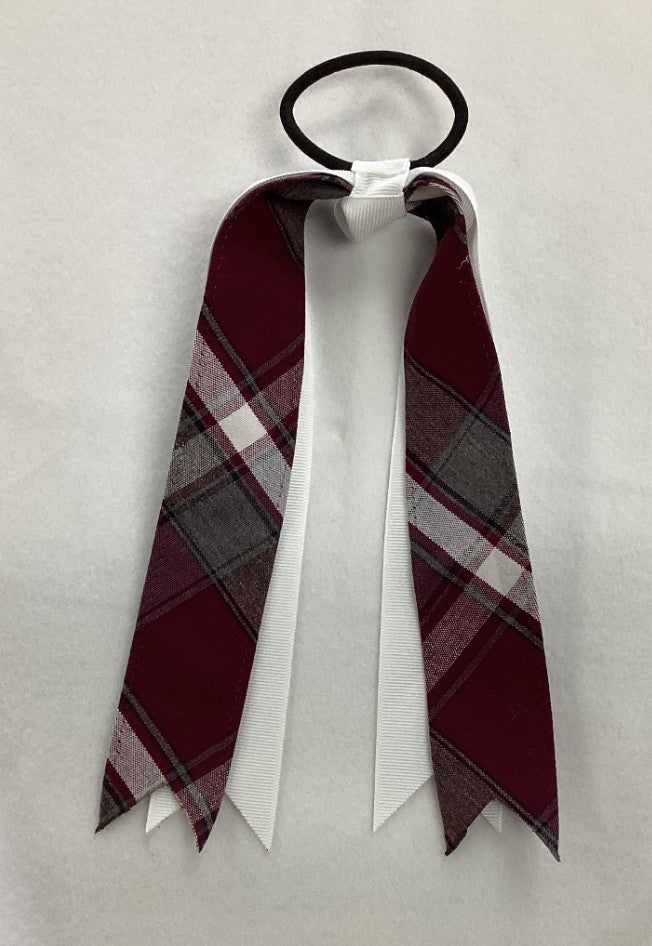 Gretna Plaid & Ribbon Bow 12 Inch
