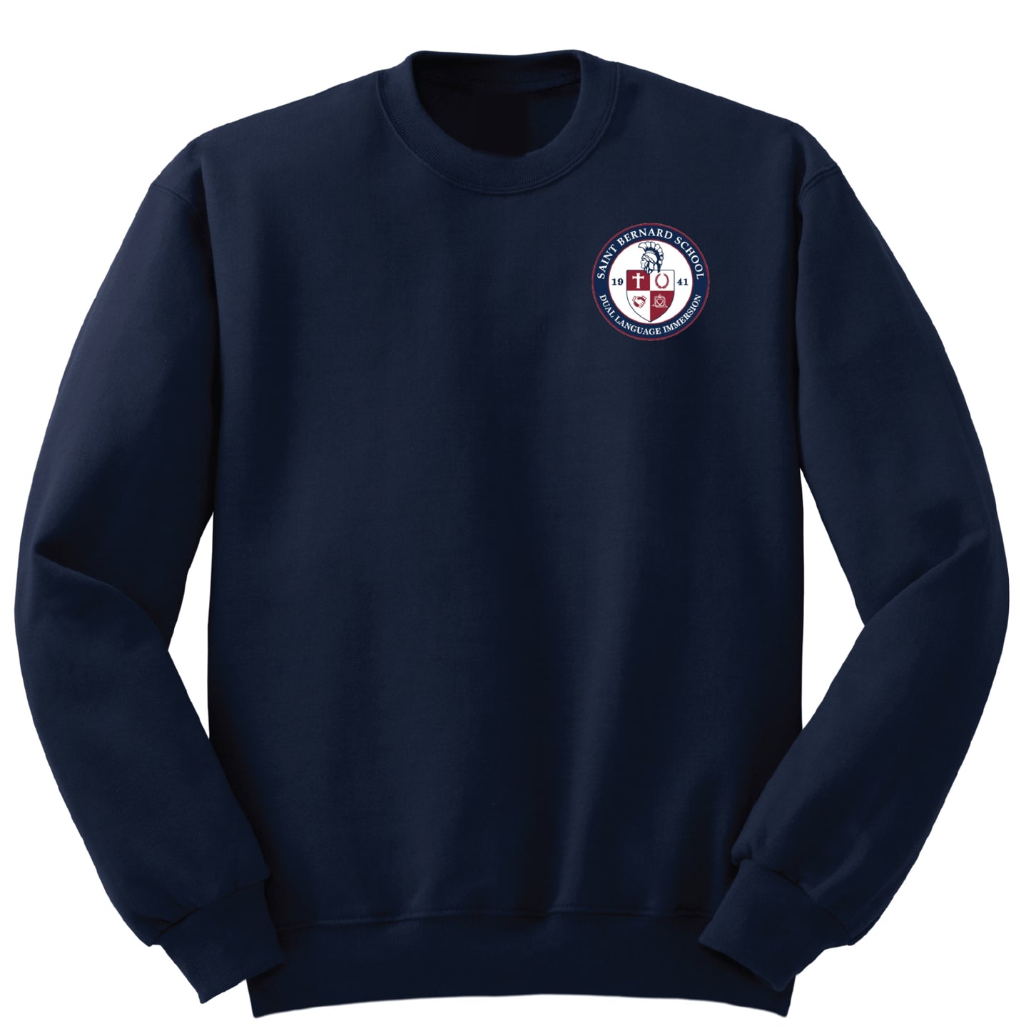 St. Bernard School Crew Sweatshirt - Navy