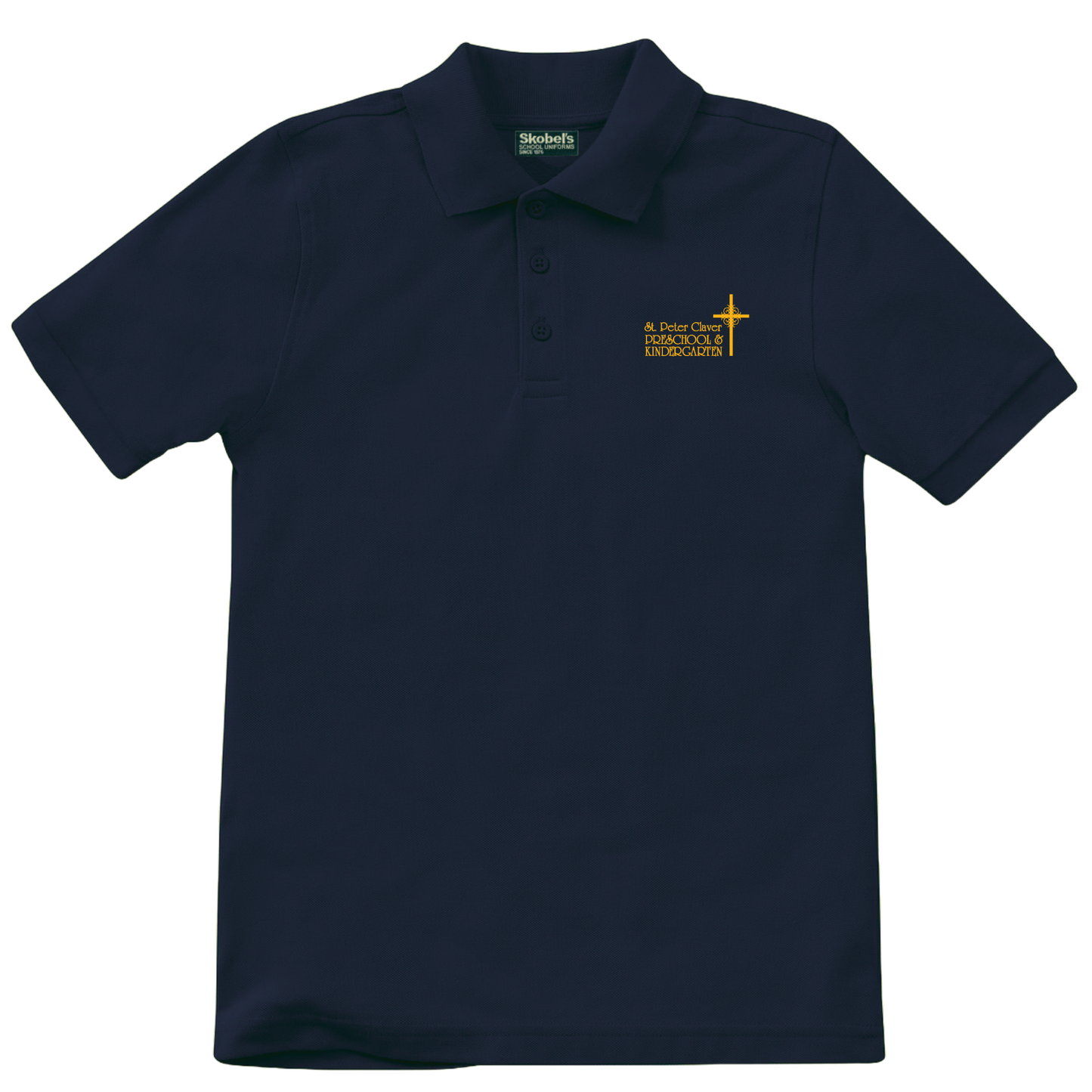 St. Peter Claver Pique Polo - Navy
