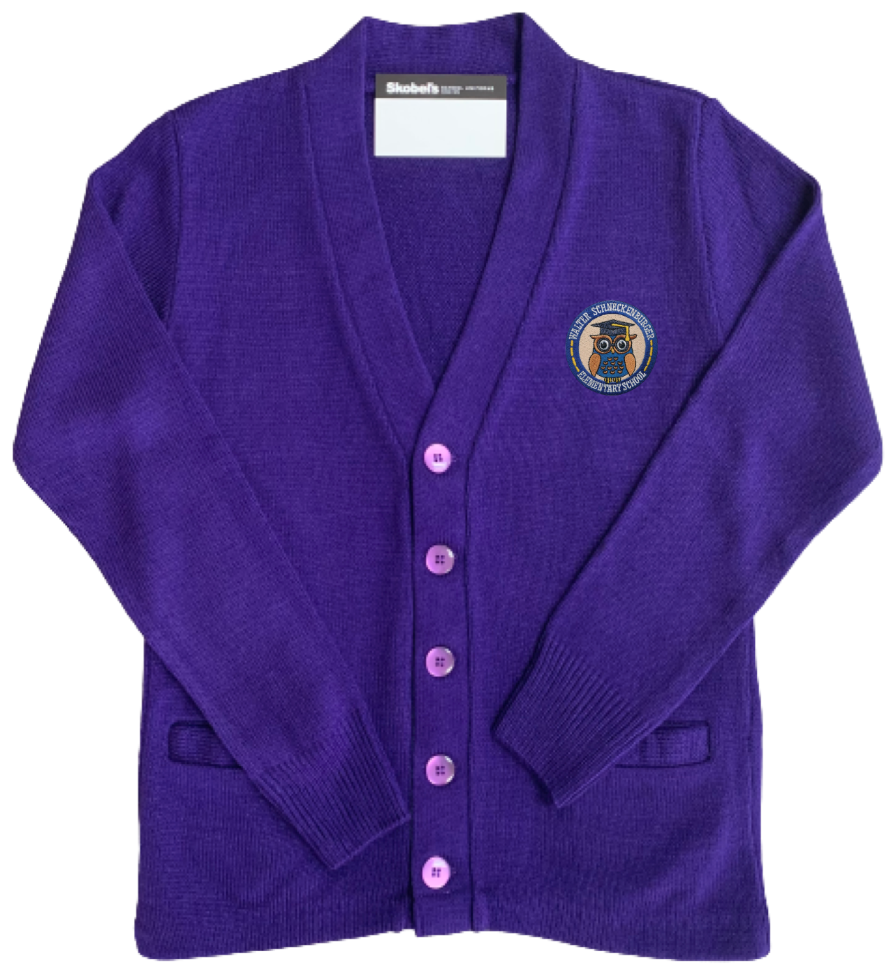 Walter Schneckenburger Cardigan - Purple - PreK-K – Skobel's