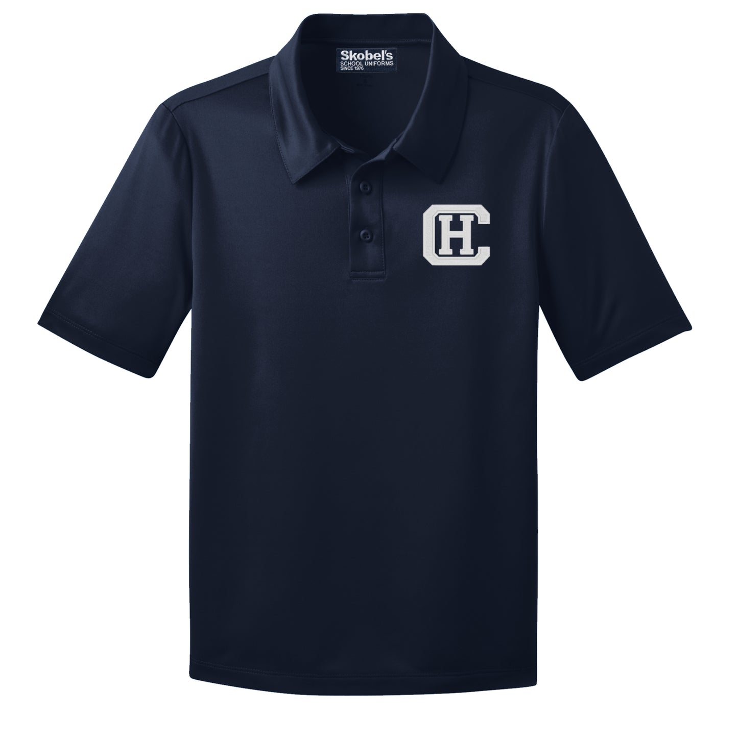 Campbell Hall School Dryfit Polo - Navy