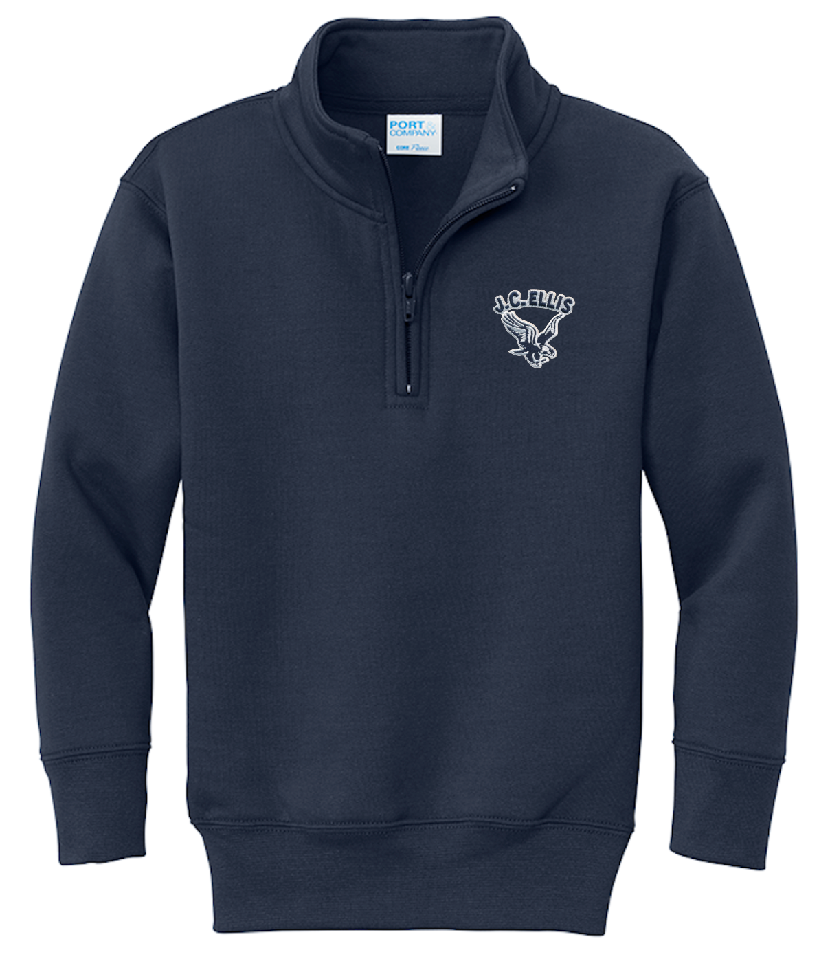 JC Ellis Middle 1/4 Zip Sweatshirt - Navy