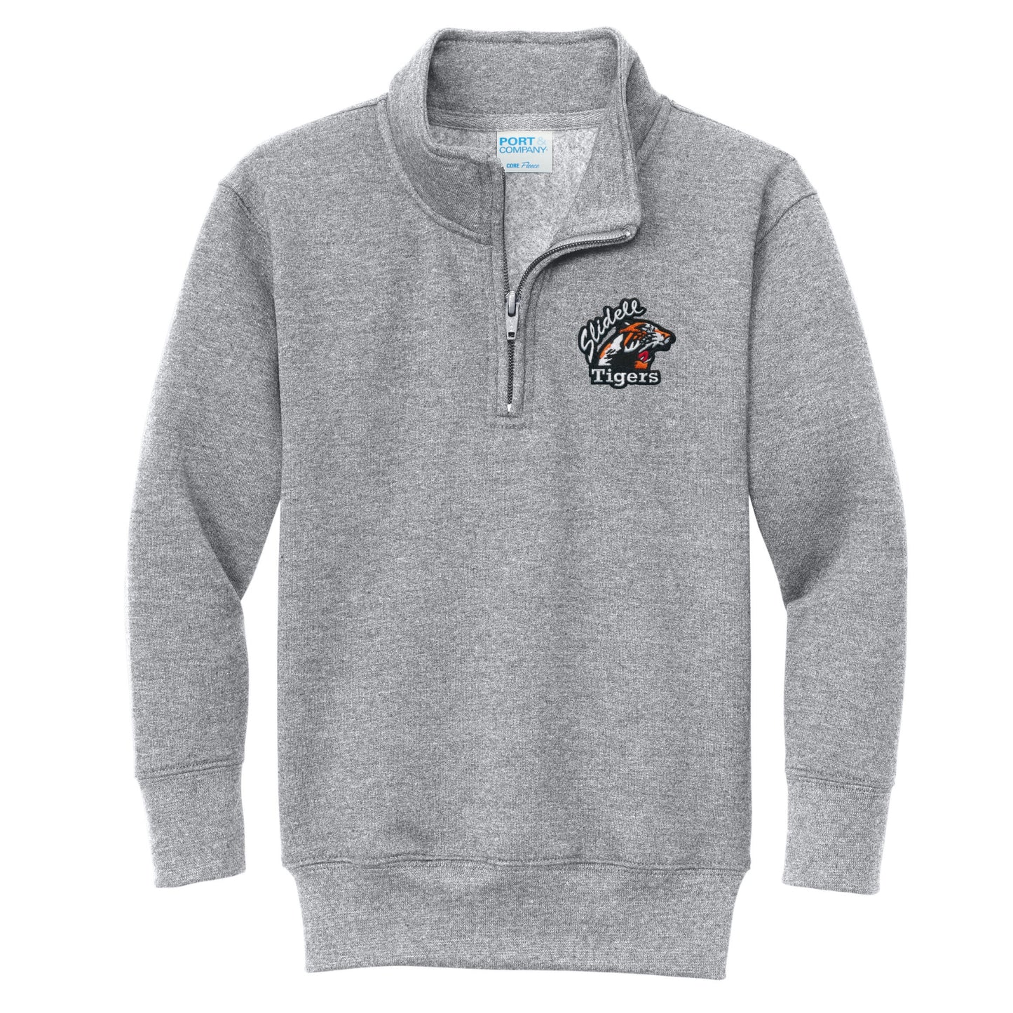 Slidell Junior High School 1/4 Zip Sweatshirt - Grey