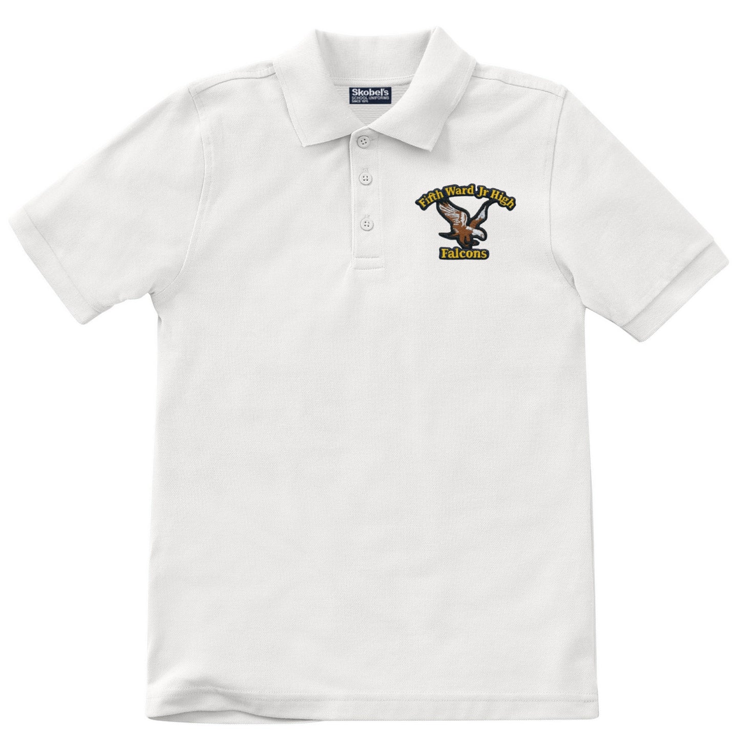 Fifth Ward Junior High Polo - White