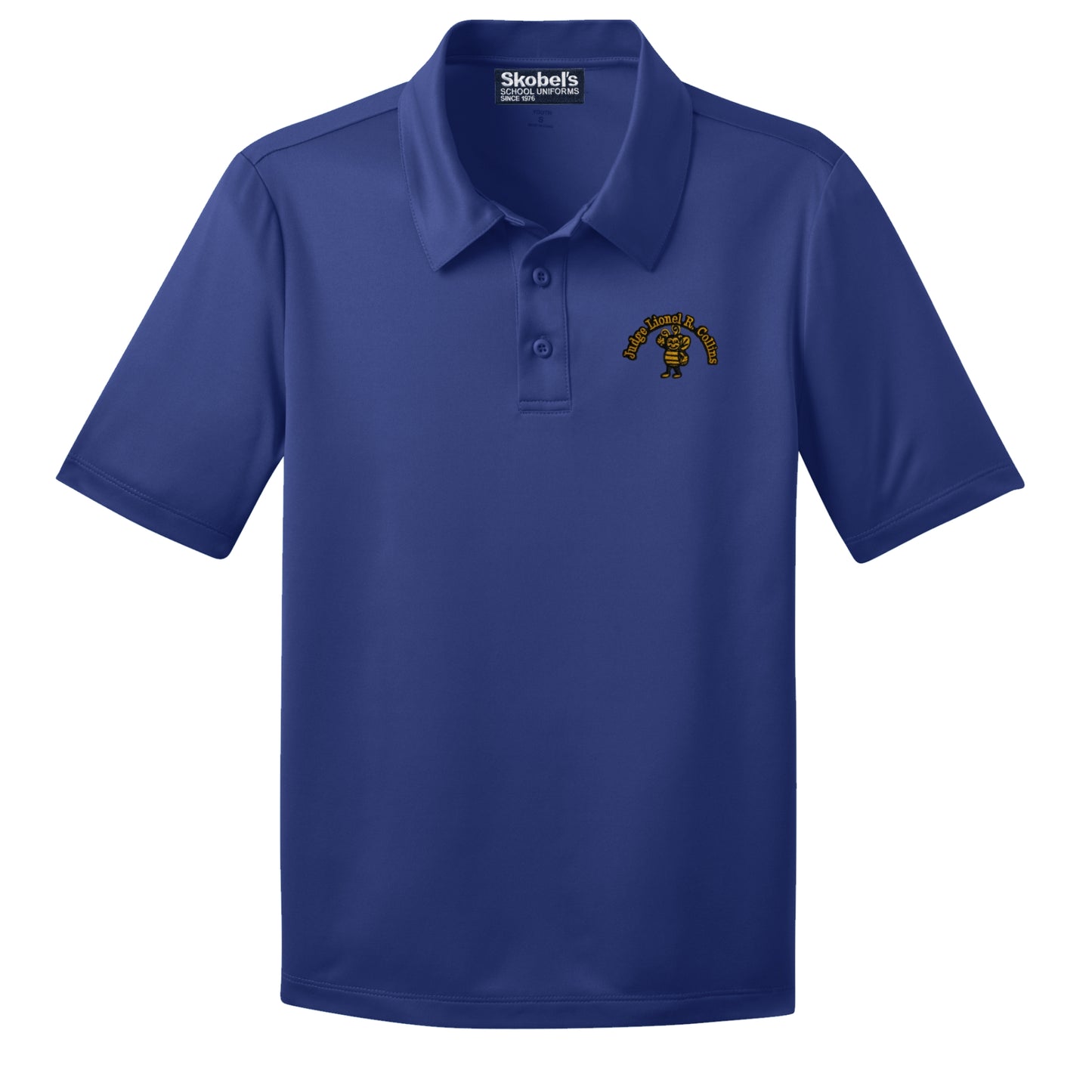 Lionel Collins Royal Dryfit Polo - 1st-5th Grades