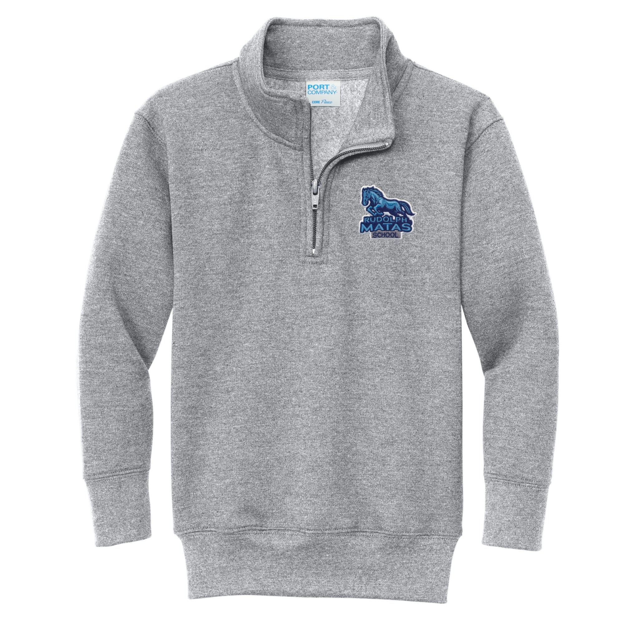 Rudolph Matas 1/4 Zip Sweatshirt - Grey - All Grades – Skobel's